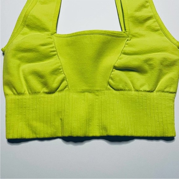 Free people fp movement good karma Neon Yellow/green Leggings and sports bra - Picture 10 of 10